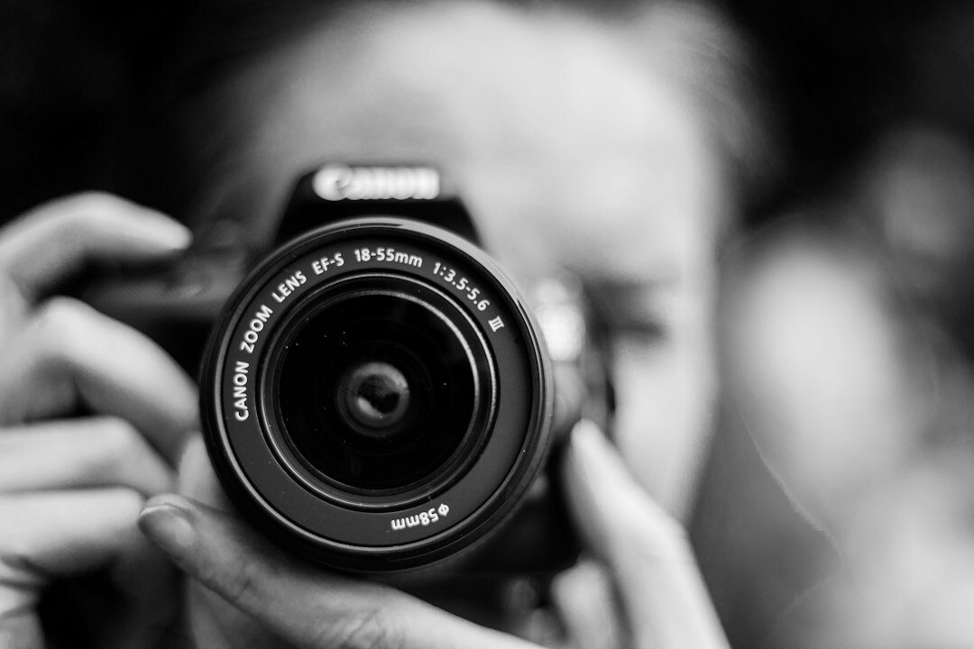 photographer with camera