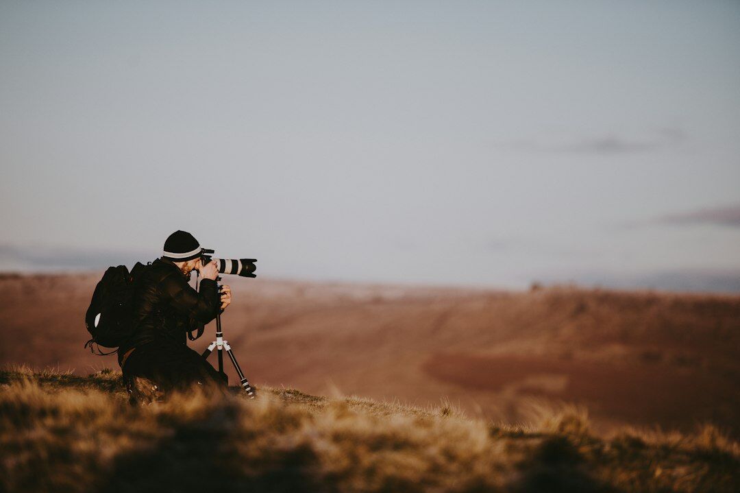 documentary photographer in field